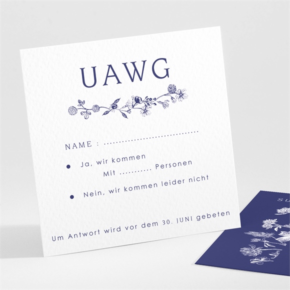 Antwortkarte Hochzeit 