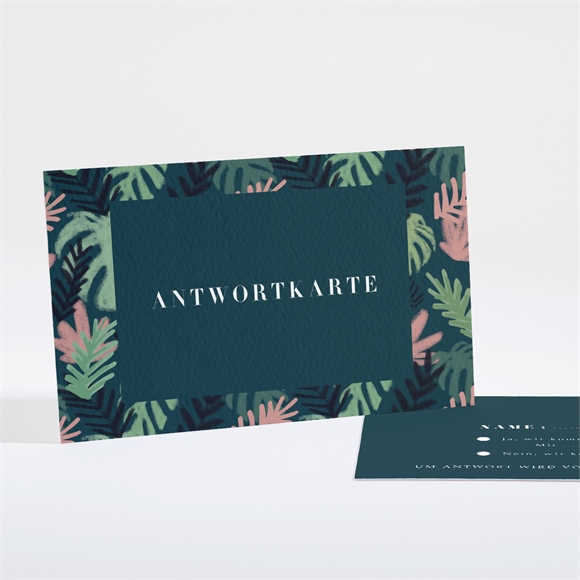 Antwortkarte Hochzeit Natur Design ref.N16159