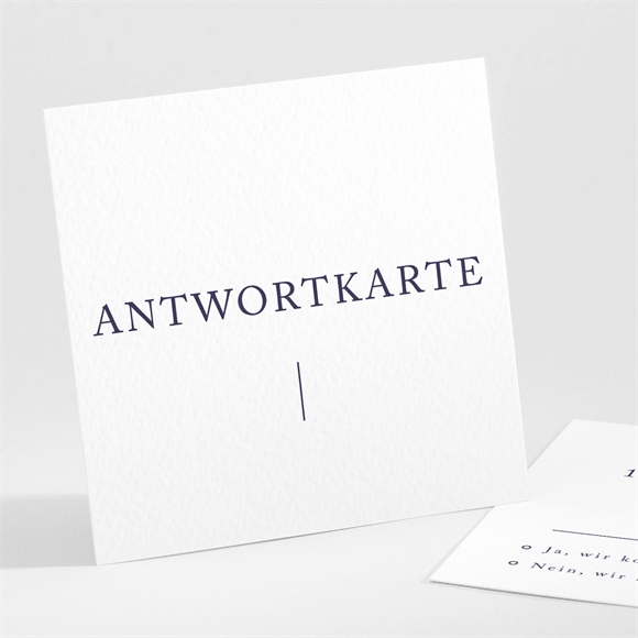 Antwortkarte Hochzeit Design Pur ref.N301120