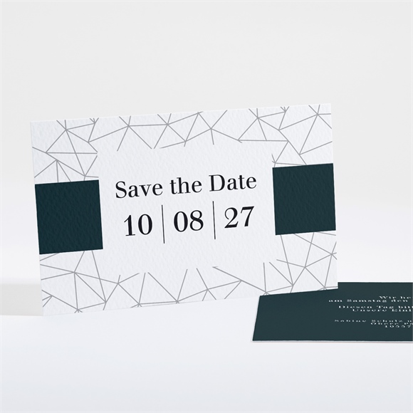 Save the Date Karte Geometrie ref.N16160