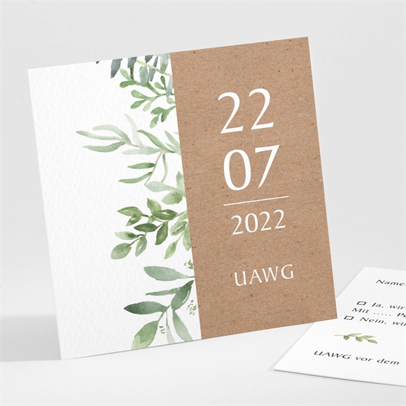 Antwortkarte Hochzeit Power of Love ref.N301122