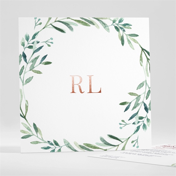 Hochzeitseinladung Schlichte Natur ref.N35127