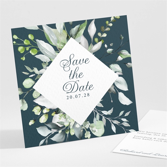 Save the Date Karte Blumenarrangement ref.N301124