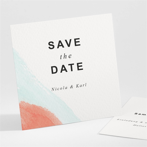Save the Date Karte Pastell abstrakt ref.N301134