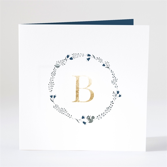 Geburtskarte Initial Gold ref.N46106