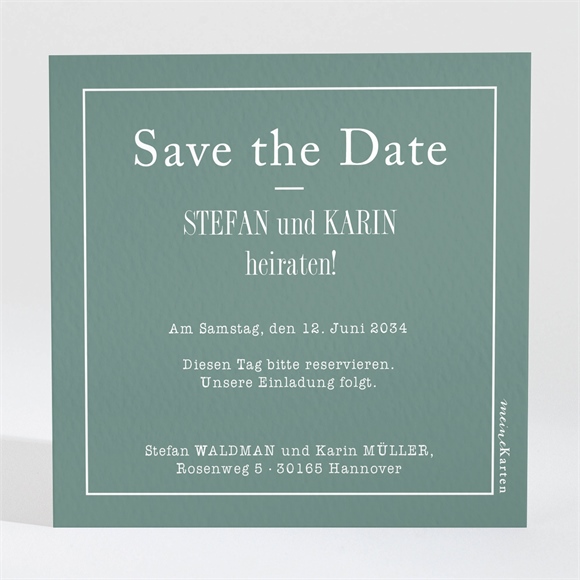 Save the Date Karte Polaroid der Liebe ref.N3001585