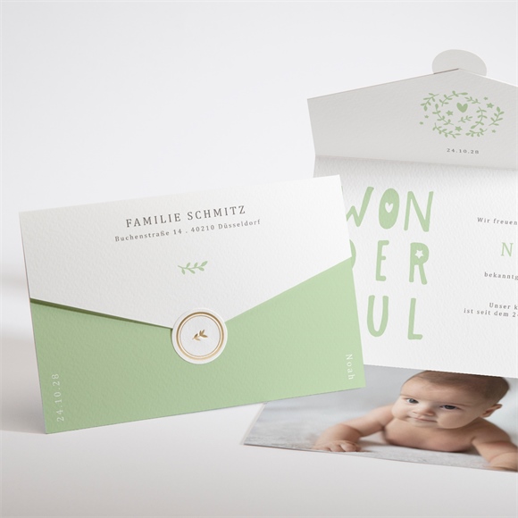 Geburtskarte Wonderful Boy ref.N97120