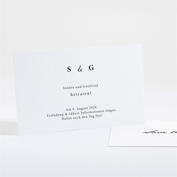 Save the Date Karte Fotoautomat schlicht ref.N161100