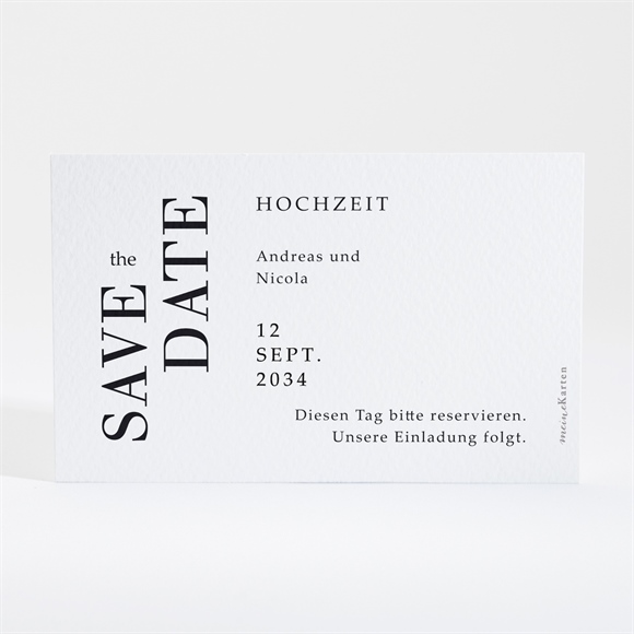 Save the Date Karte Moderne Grafik ref.N16002