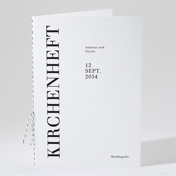 Kirchenheft Hochzeit Moderne Grafik ref.N491191