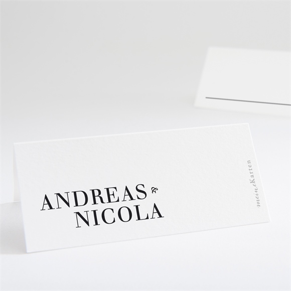 Tischkarte Hochzeit Moderne Grafik ref.N440749