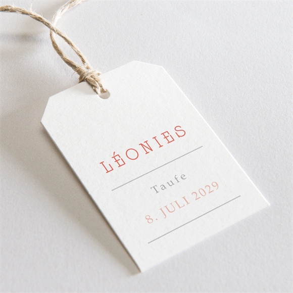 Geschenkanhänger Taufe Blühendes Glück ref.N29138