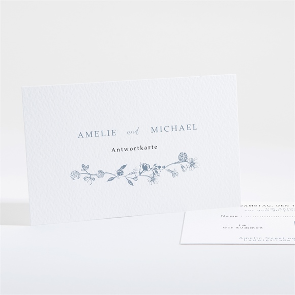 Antwortkarte Hochzeit Blumengesteck ref.N16190