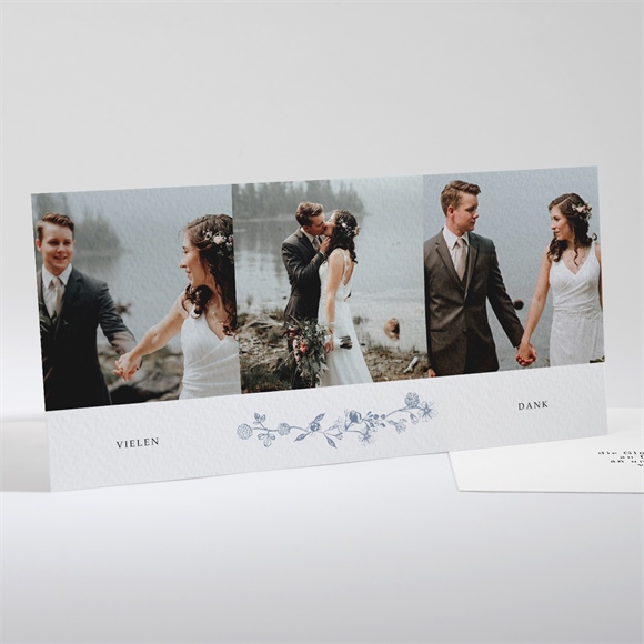 Dankeskarte Hochzeit Blumengesteck ref.N13195