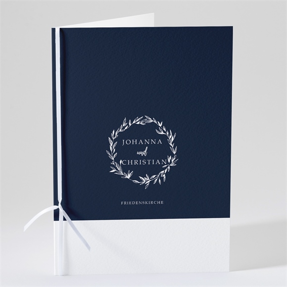 Kirchenheft Hochzeit Mineralblau ref.N491141