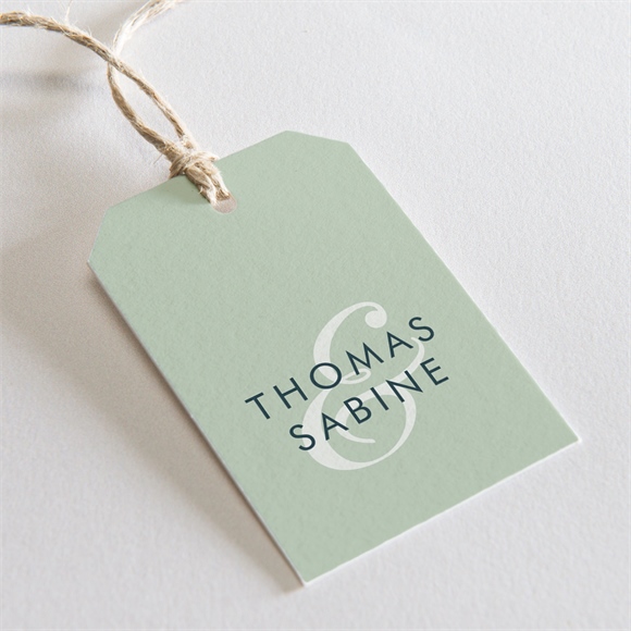 Geschenkanhänger Hochzeit Silberne Skizze ref.N29158