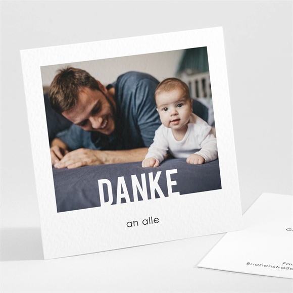 Dankeskarte Geburt Happiness ref.N301202