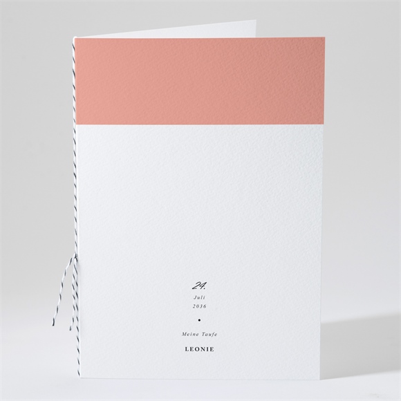 Kirchenheft Taufe Kartentrio Rosa ref.N491147