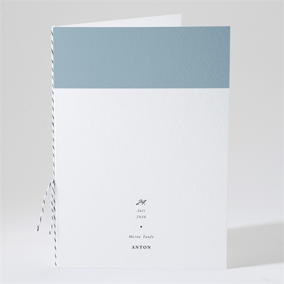 Kirchenheft Taufe Kartentrio Blau ref.N491146