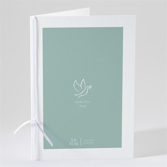 Kirchenheft Taufe Silbertaube ref.N491150