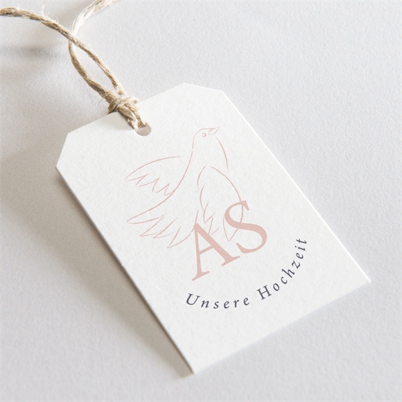 Geschenkanhänger Hochzeit Liebestaube ref.N29151