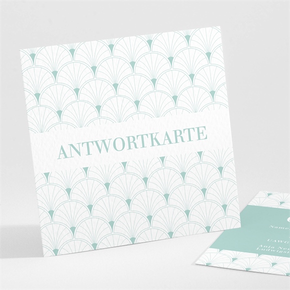 Antwortkarte Hochzeit Grafik ref.N301133