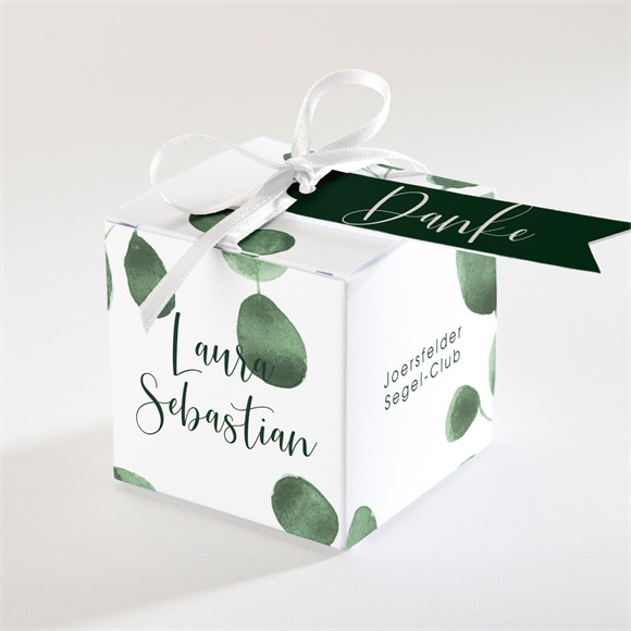 Geschenkbox Hochzeit Eukalyptus ref.N340294