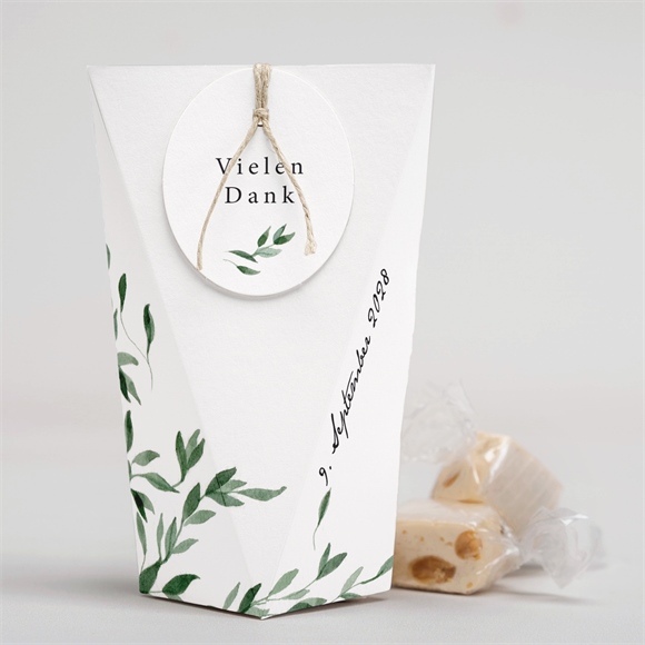 Geschenkbox Hochzeit unter dem olivenbaum schachtel