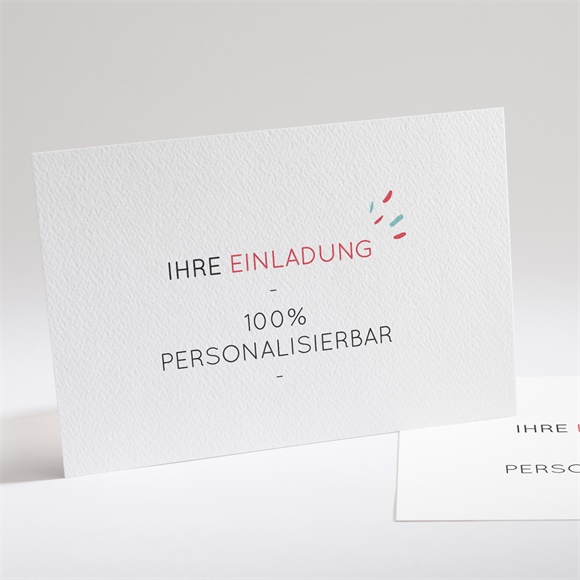 Einladung Taufe Blanco - 21x14,5cm (N14194) ref.N14194