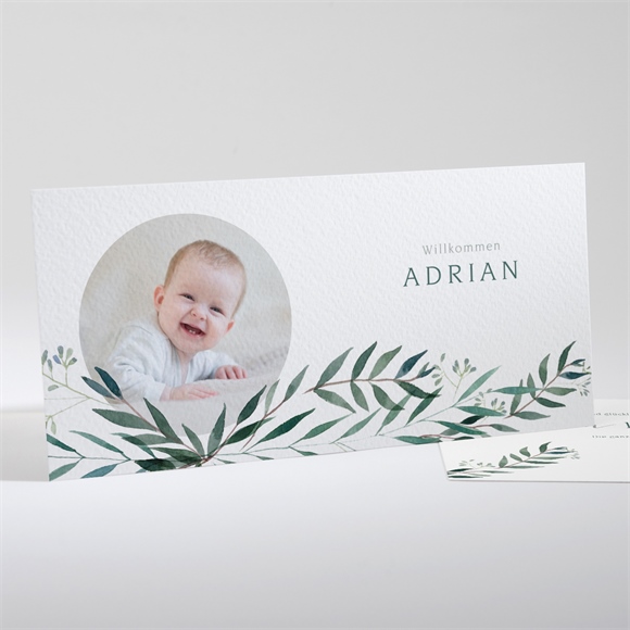 Geburtskarte Natürliche Harmonie ref.N13196