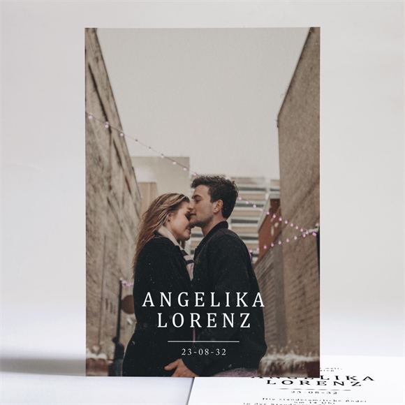 Hochzeitseinladung Vor dem Objektiv ref.N241223