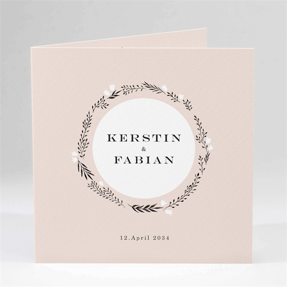 Hochzeitseinladung In Pink und Weiß ref.N451184