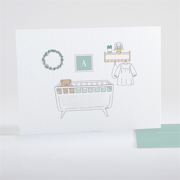 Geburtskarte Sein Kinderzimmer ref.N15122