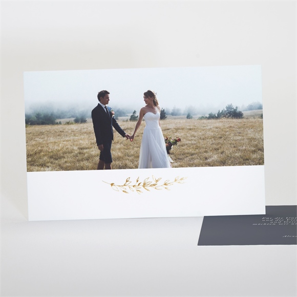 Dankeskarte Hochzeit Laub ref.N17128