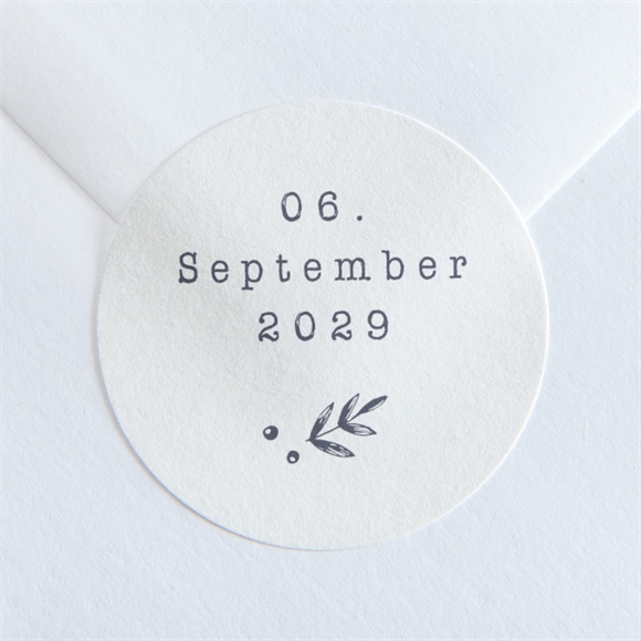 Aufkleber Hochzeit Laub ref.N360101