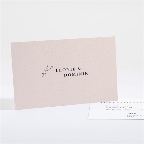 Antwortkarte Hochzeit Zartes Trio ref.N161111