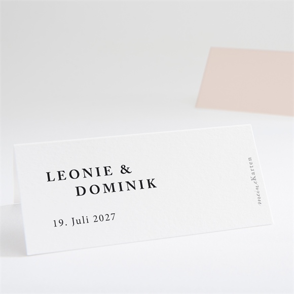 Tischkarte Hochzeit Zartes Trio ref.N440754