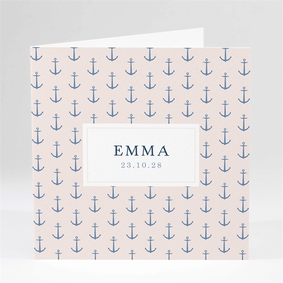 Geburtskarte Ankermuster ref.N46150