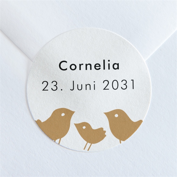 Sticker Geburt Kleines Nest ref.N36081