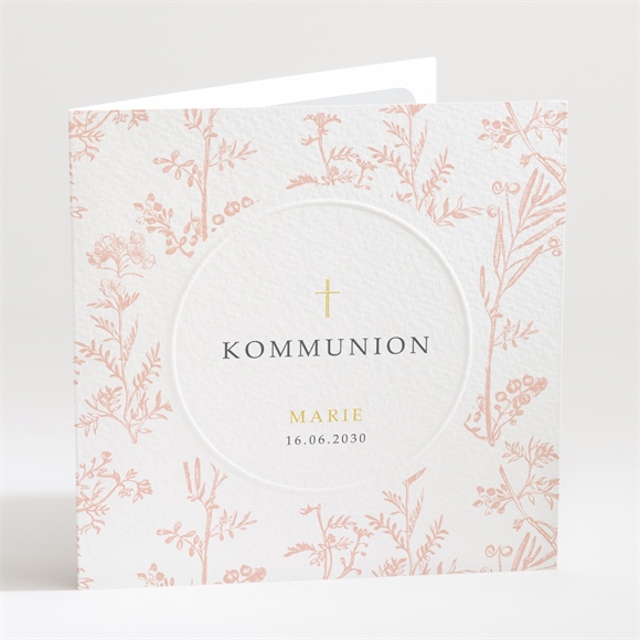 Einladung Kommunion Pflanzendrucke ref.N451149