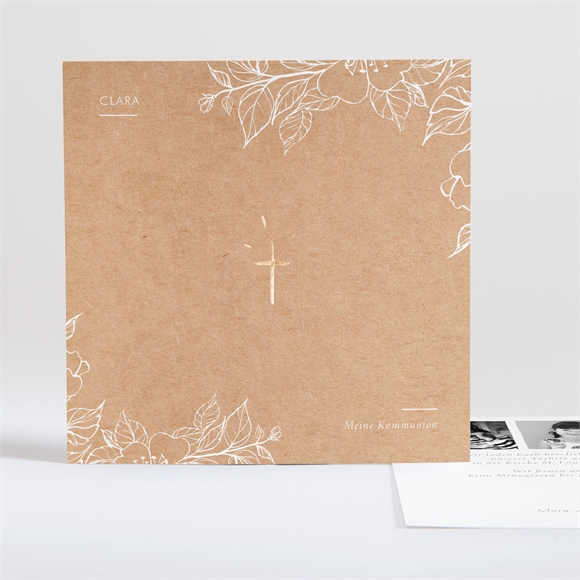 Einladung Kommunion Zarte Malerei ref.N35152