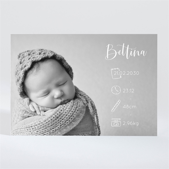 Geburtskarte Magnetkarte ref.N11021