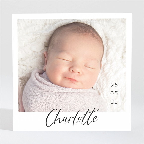 Geburtskarte Mein kleines Polaroid ref.N3001643