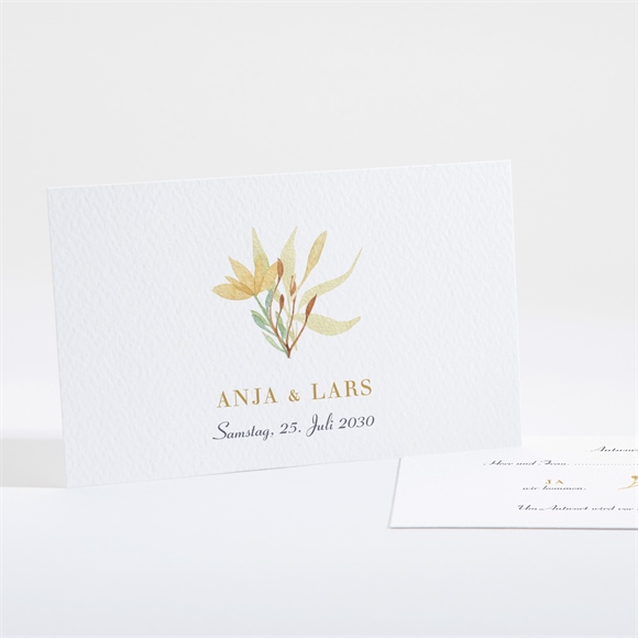 Antwortkarte Hochzeit Herbststrauß ref.N161156