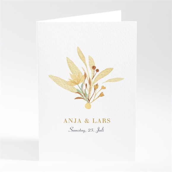 Menükarte Hochzeit Herbststrauß ref.N401832