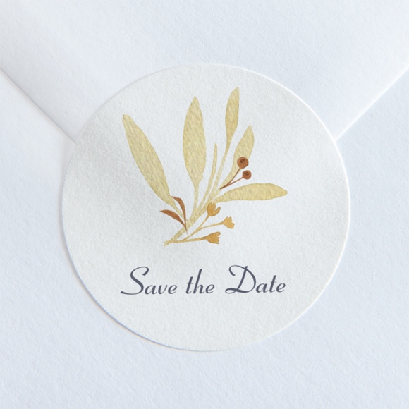 Aufkleber Hochzeit Herbststrauß ref.N360113