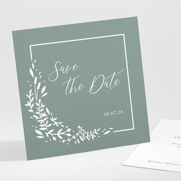 Save the Date Karte Poetisch & Elegant ref.N301209