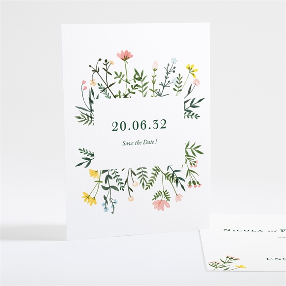 Save the Date Karte Wilde Blumen ref.N25111