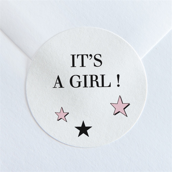 Sticker Geburt Super Girl ref.N36085