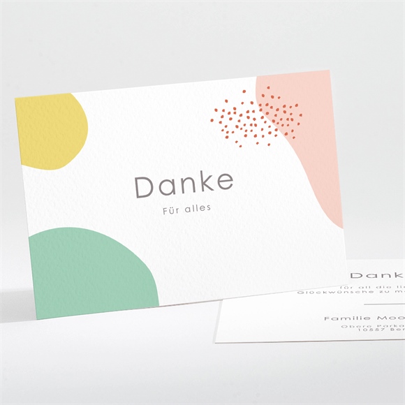 Dankeskarte Geburt All in One Muster ref.N111263